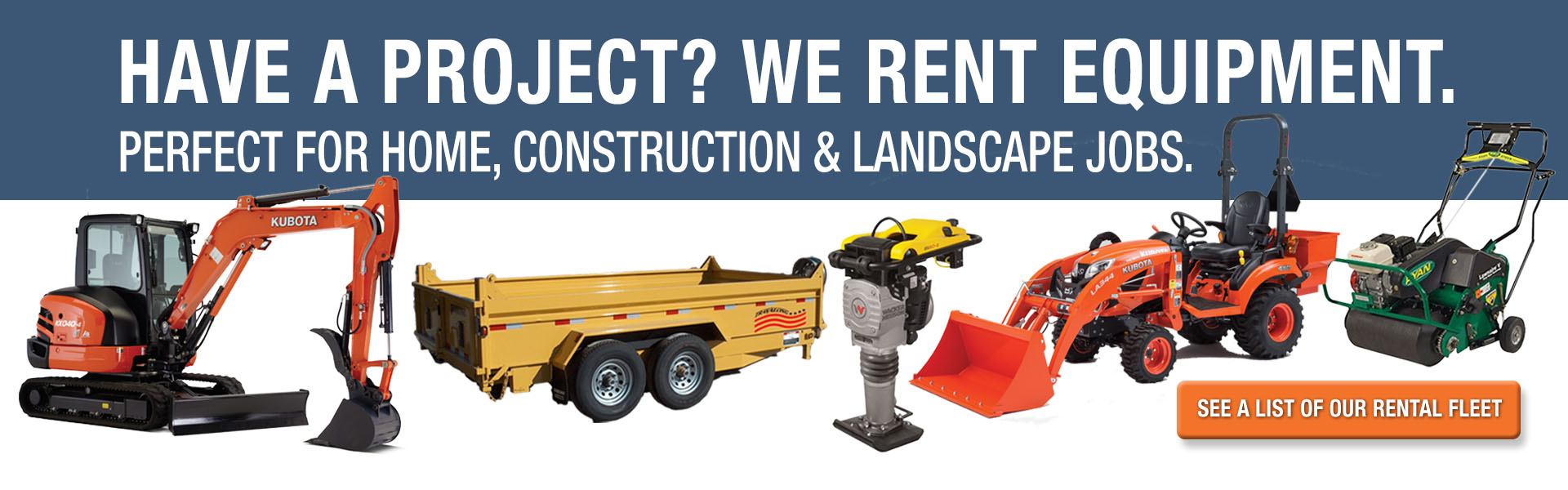 Rental Equipment In Grand Junction and Montrose
