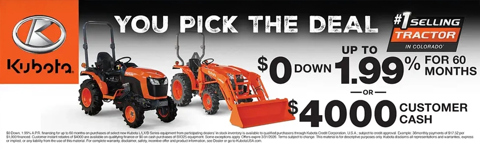 You Pick The Deal Agriculture