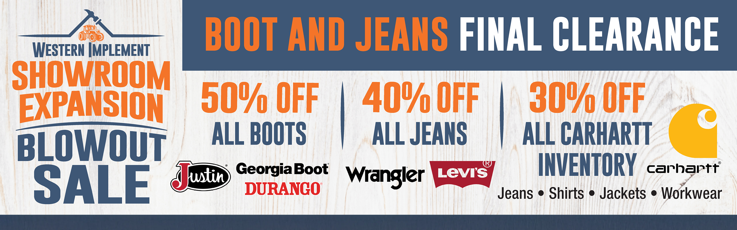 Blowout Sale
