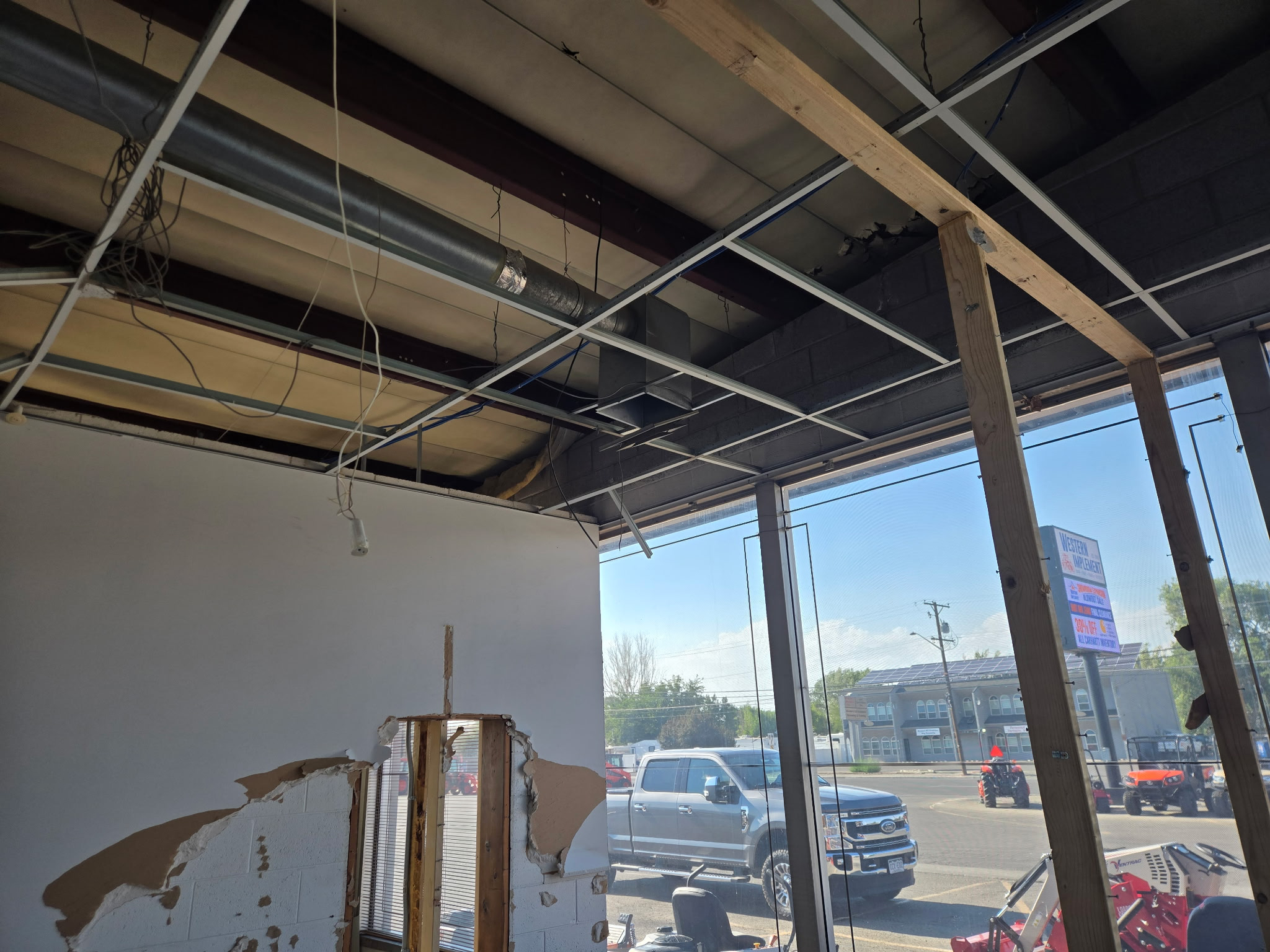 Western Implement showroom remodel progress 5